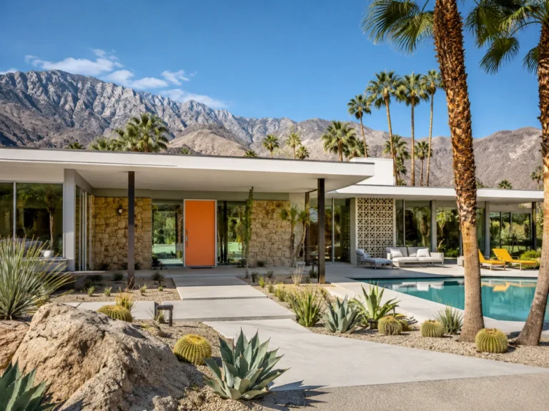 mid century modern home