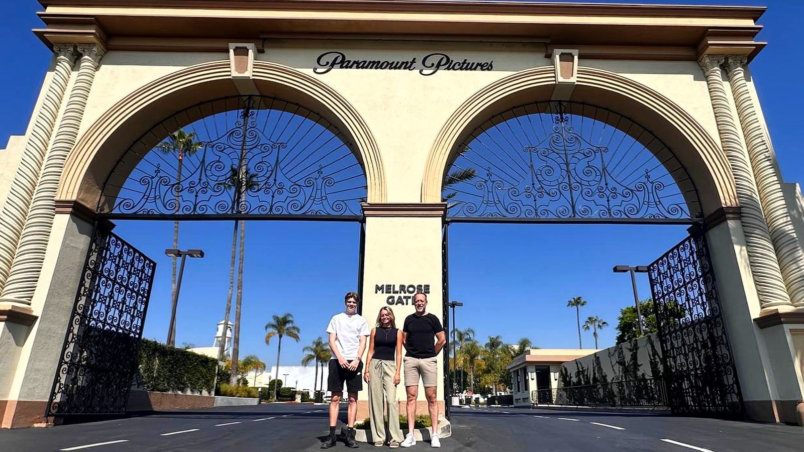 Paramount Pictures studio front gates