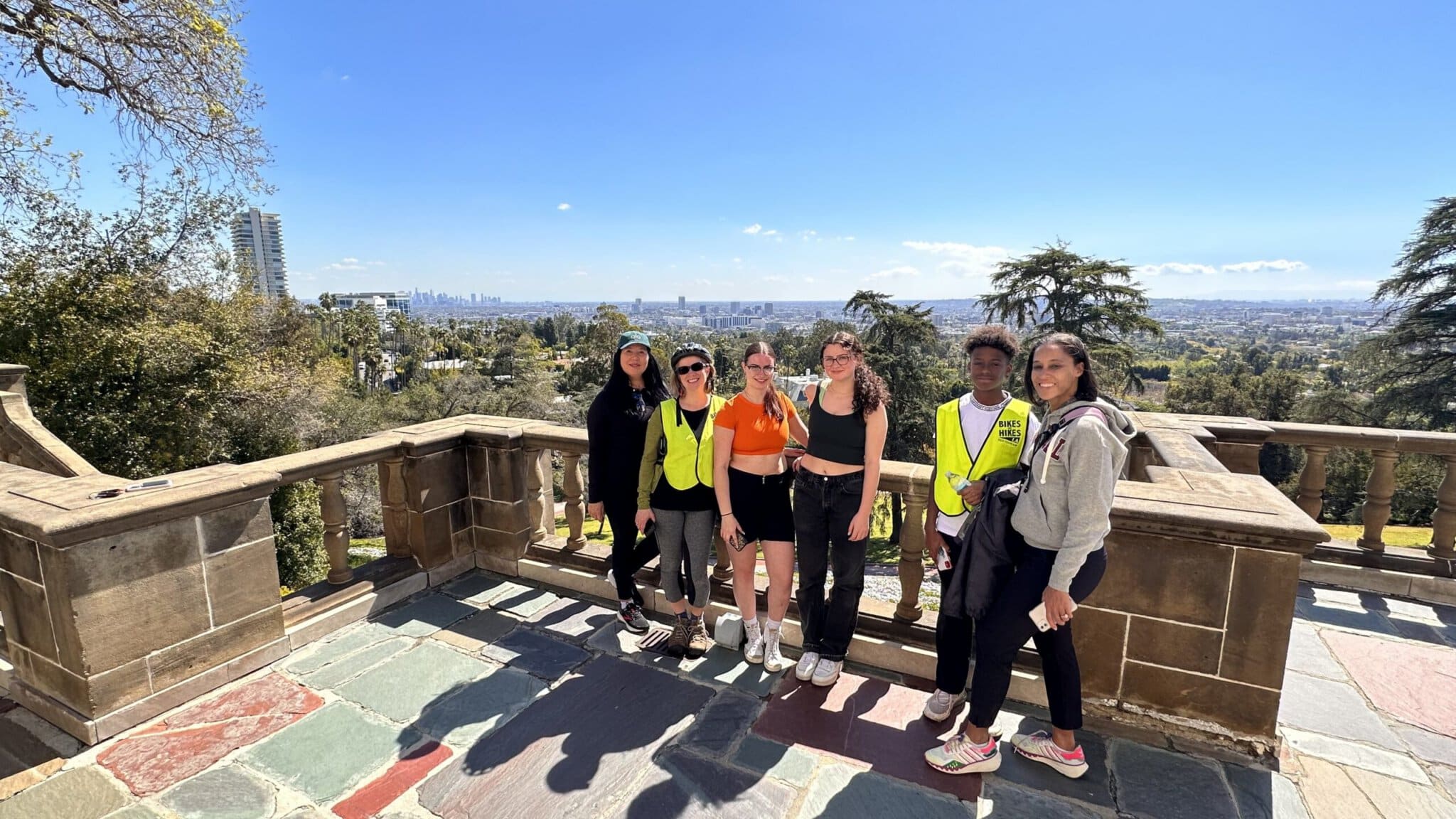 LA in a Day guests at Greystone Mansion