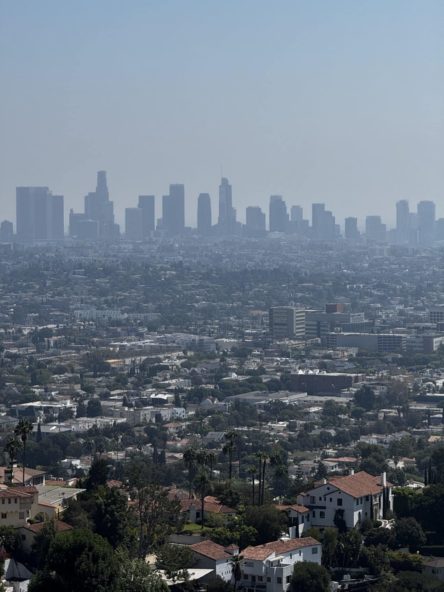 Downtown Los Angeles from Griffith park