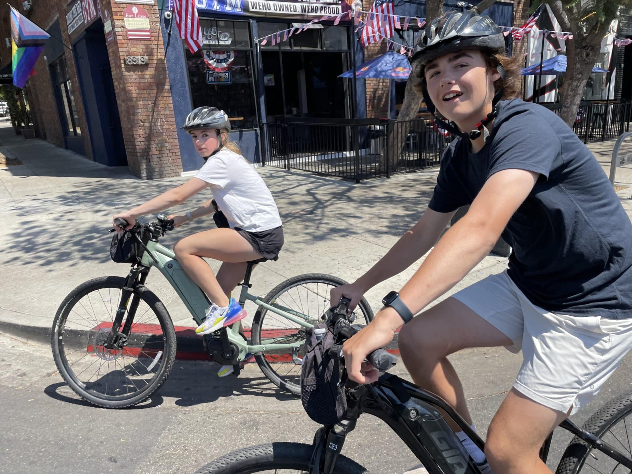 Younger kids on the Beverly Hills Tour