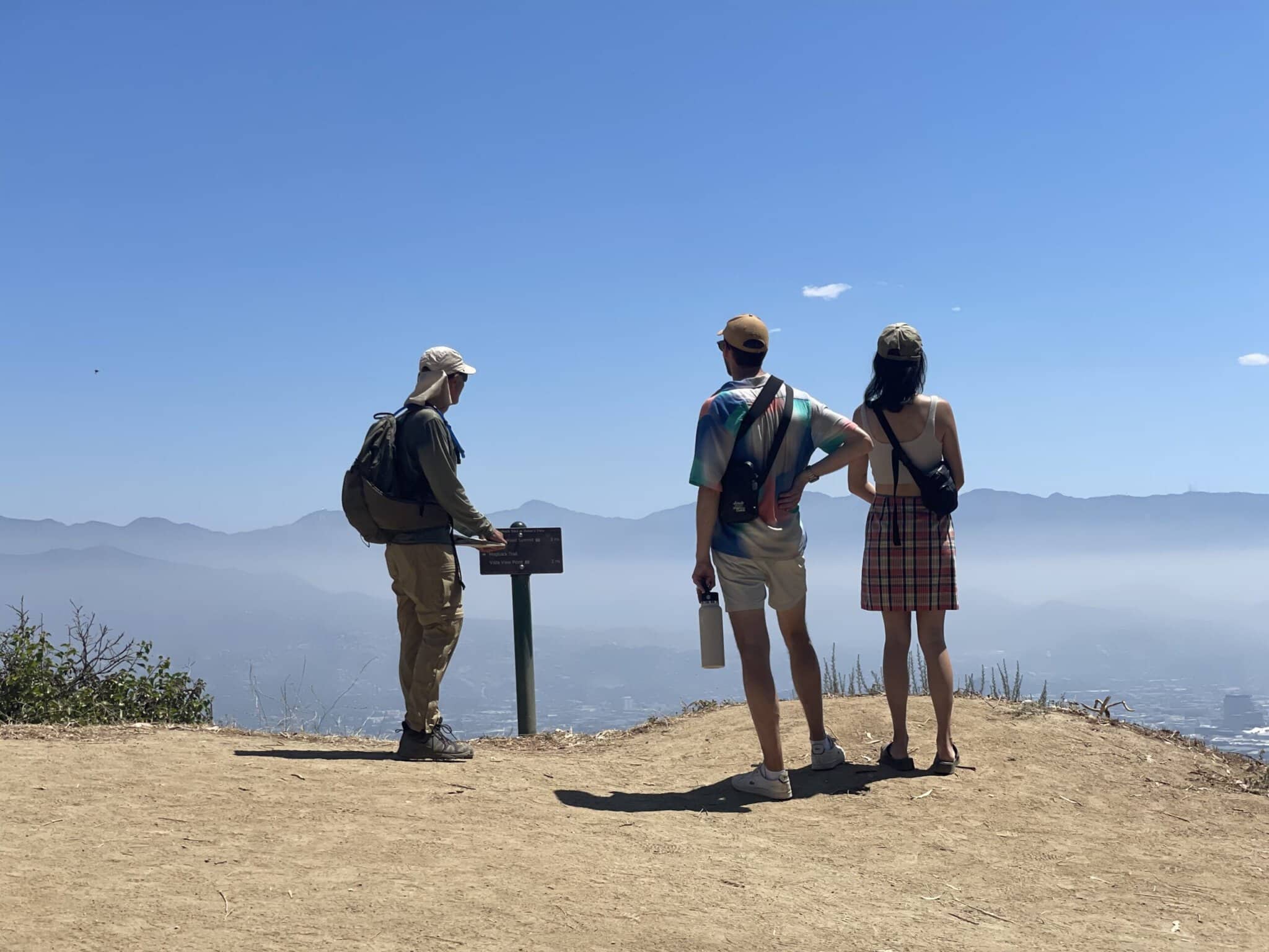 Views from the top of the Griffith observatory tour