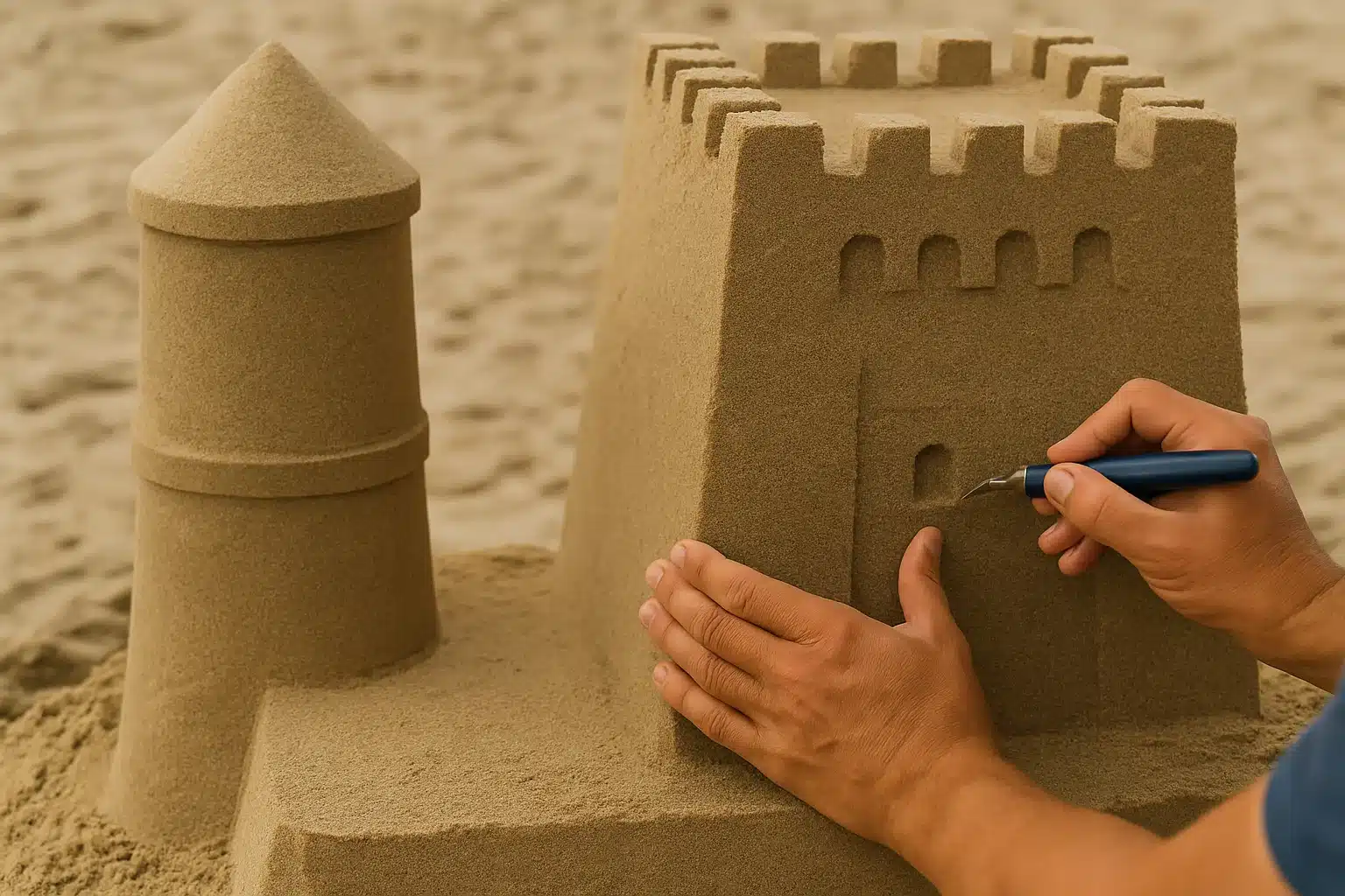 Sandcastle Sculpting