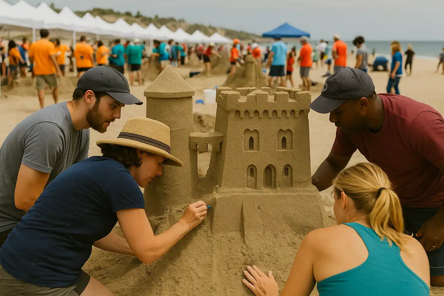 Sandcastle Sculpting Competition