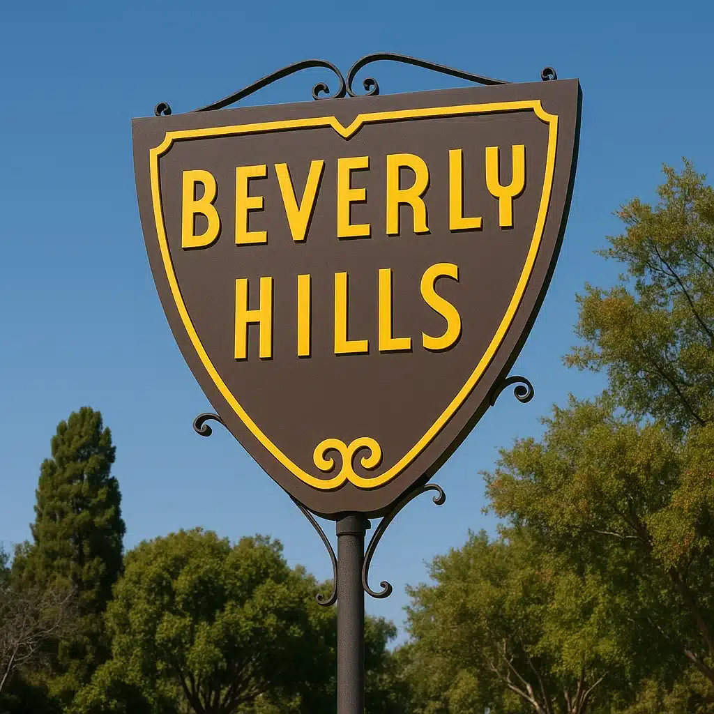 The Beverly Hills SIgn