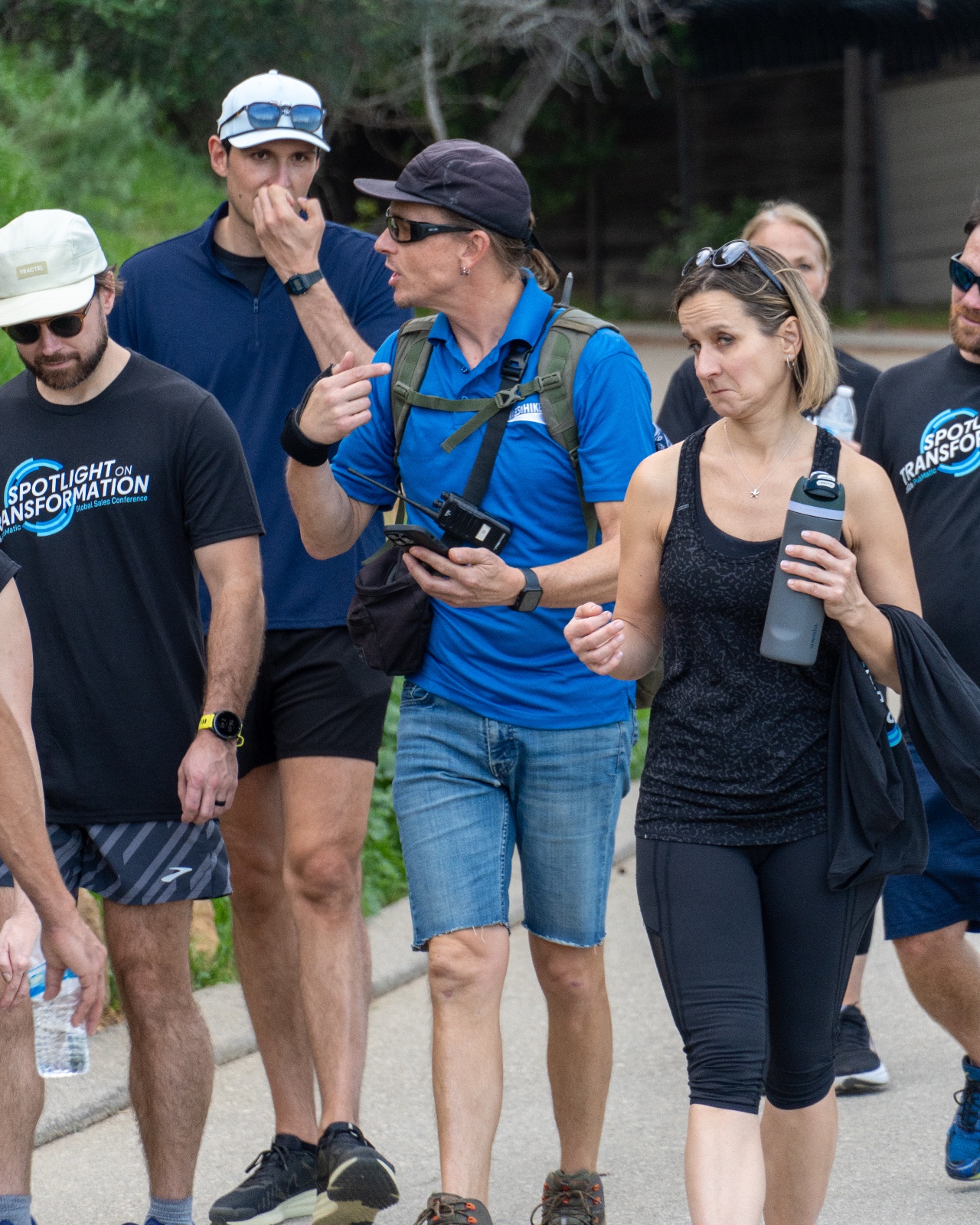 A guide tells a story on the Runyon Canyon Tour