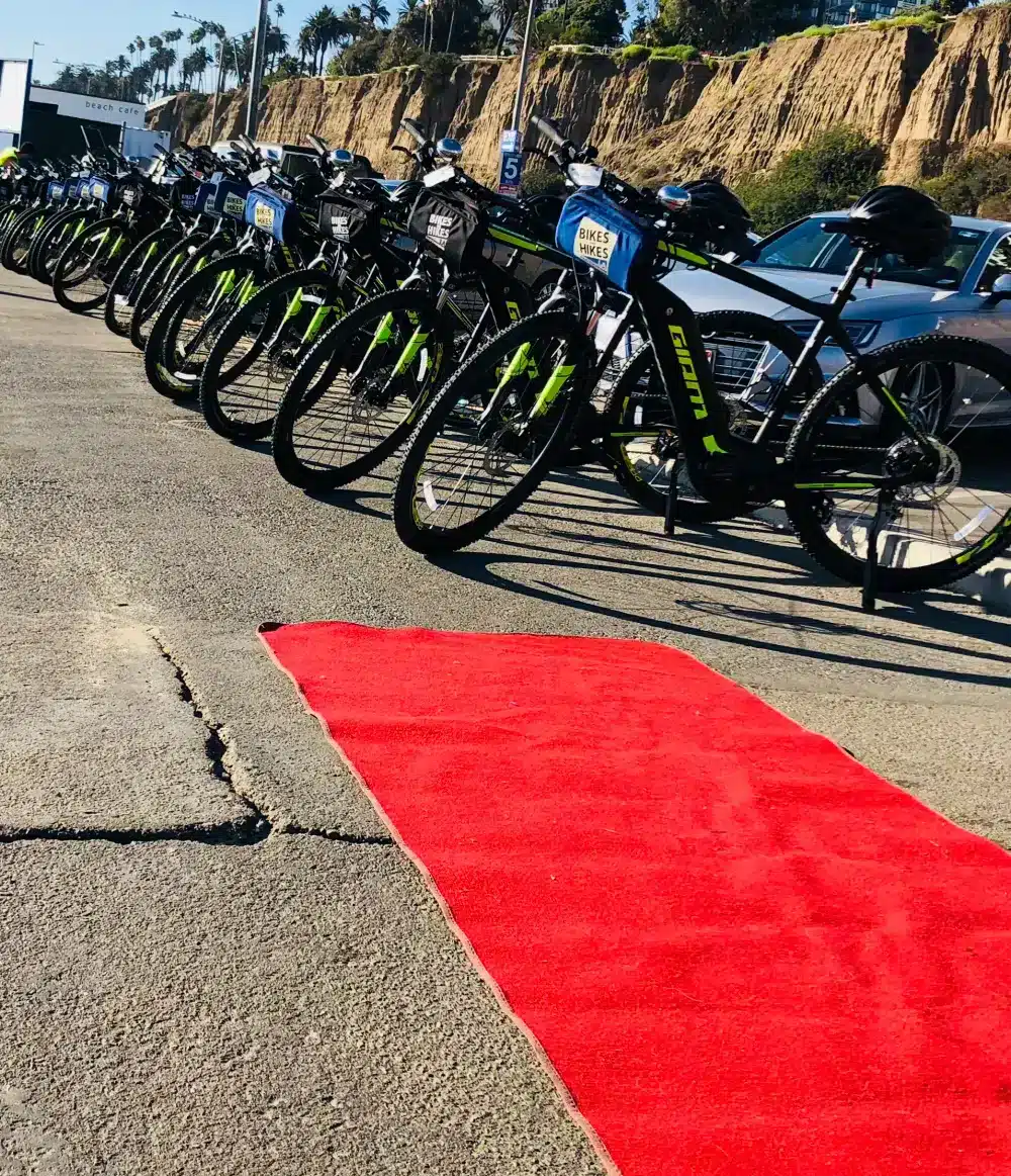 Red Carpet in Los Angeles - Bikes and Hikes LA