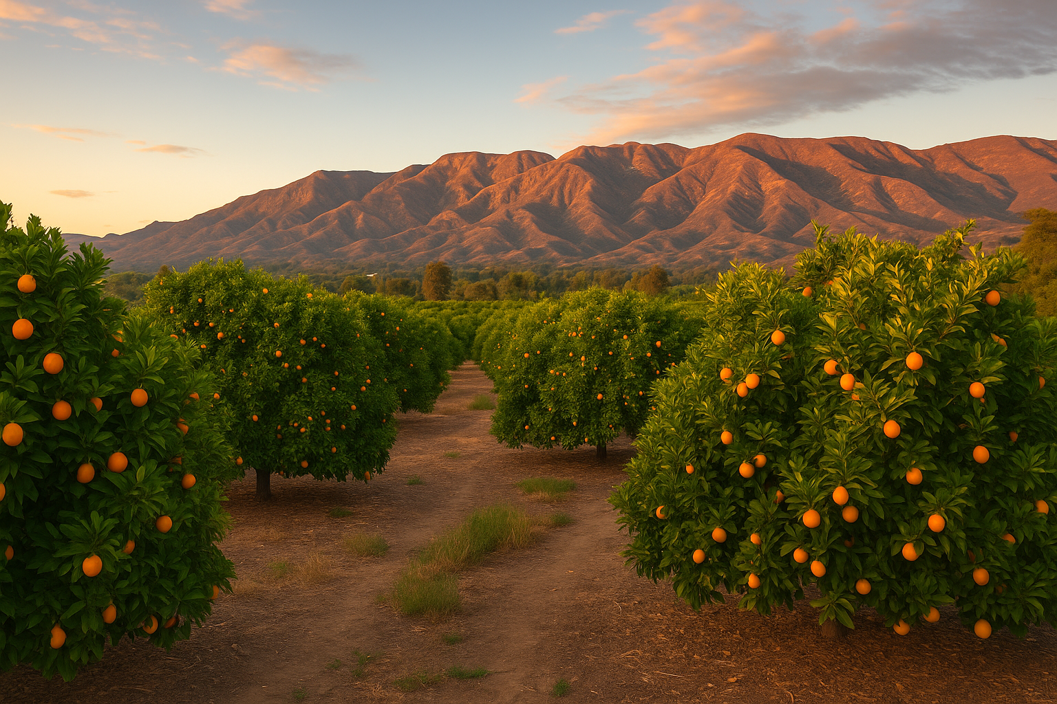 Orange Groves in Ojai