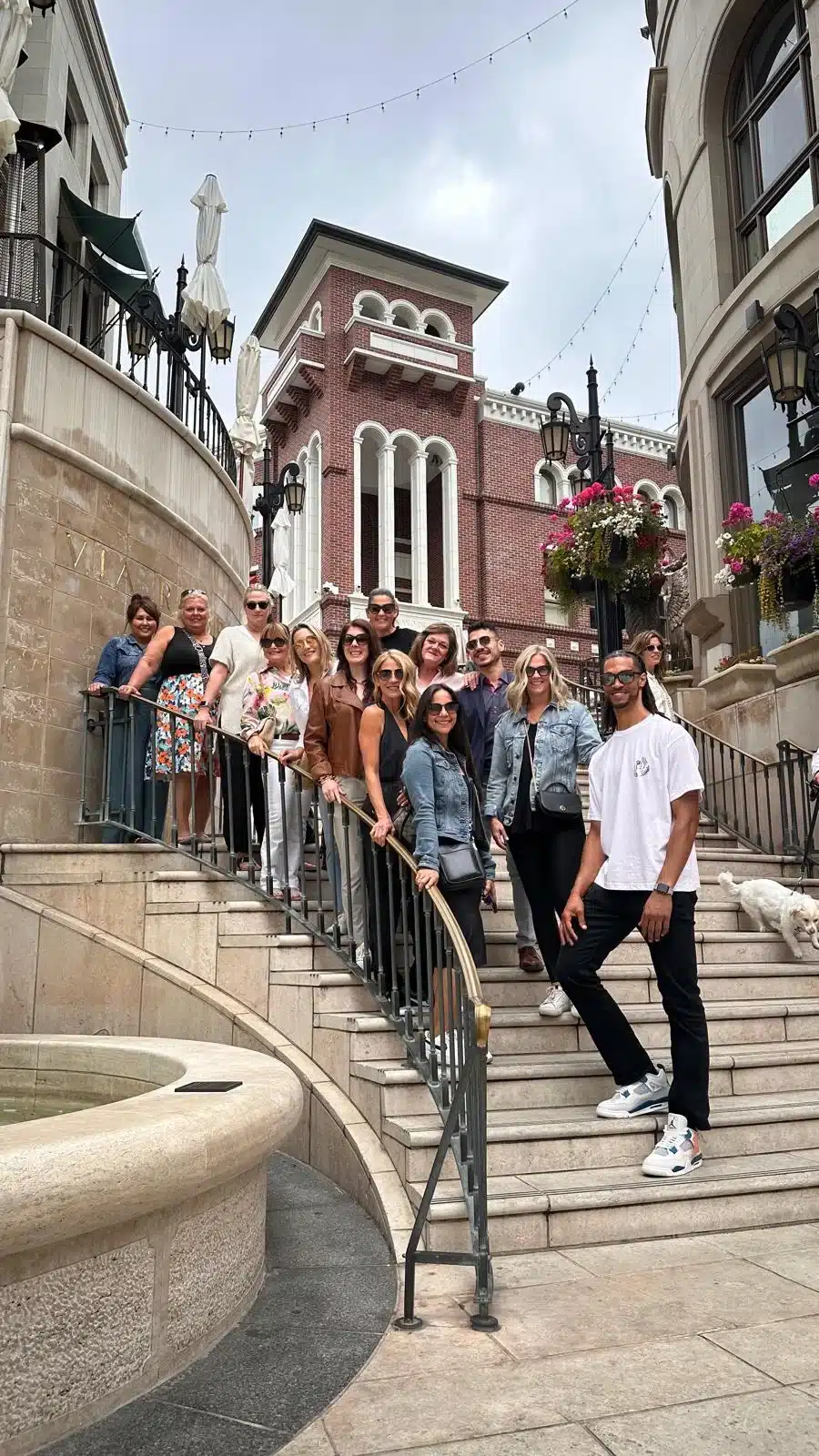 Guests on Rodeo Dr. On the Beverly Hills Bike Tour