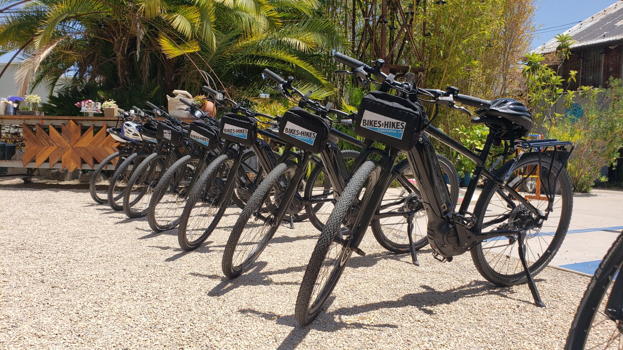 Bike Tour staging in Ojai