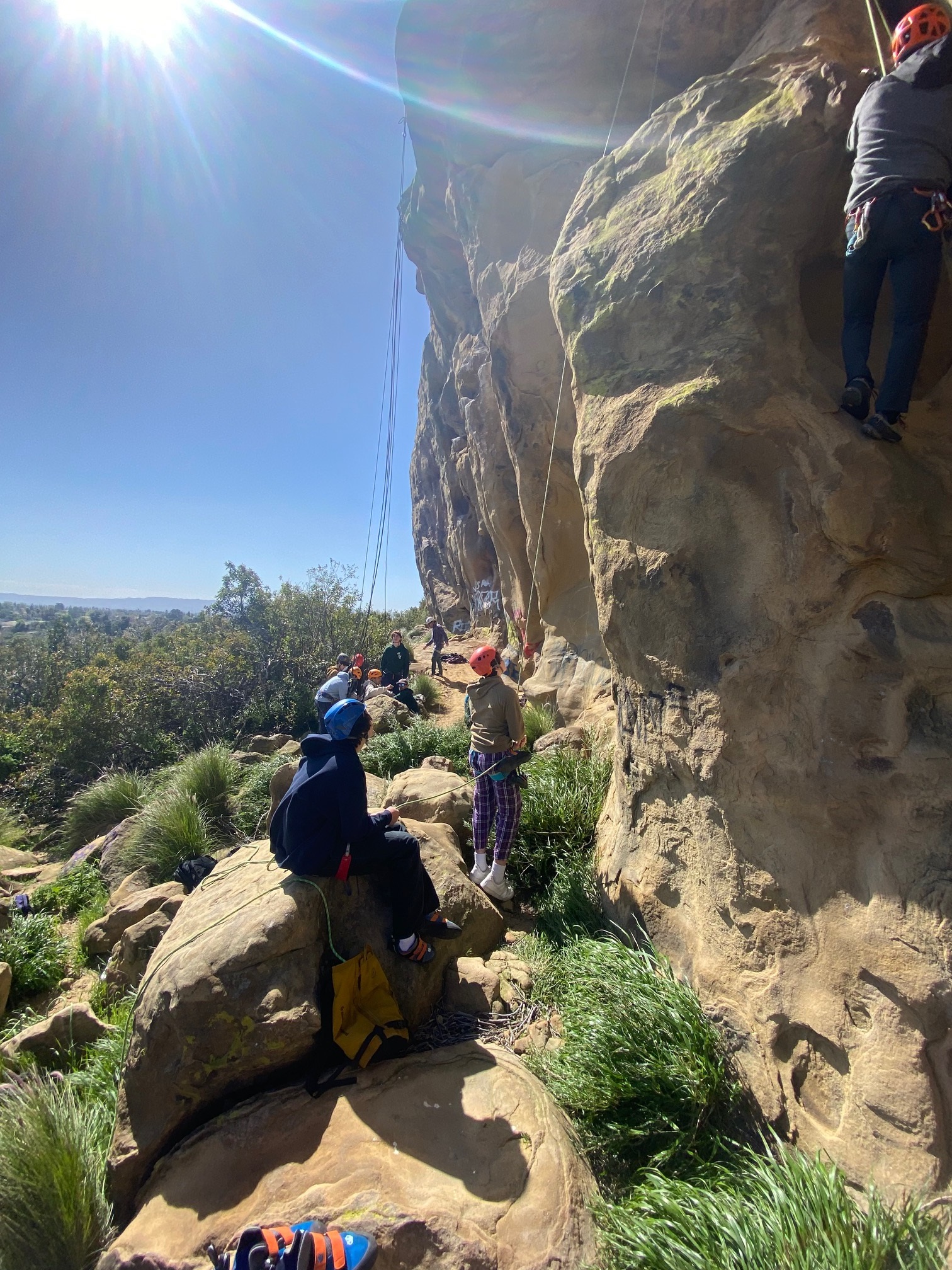 Rock Climbing with Bikes and Hikes LA