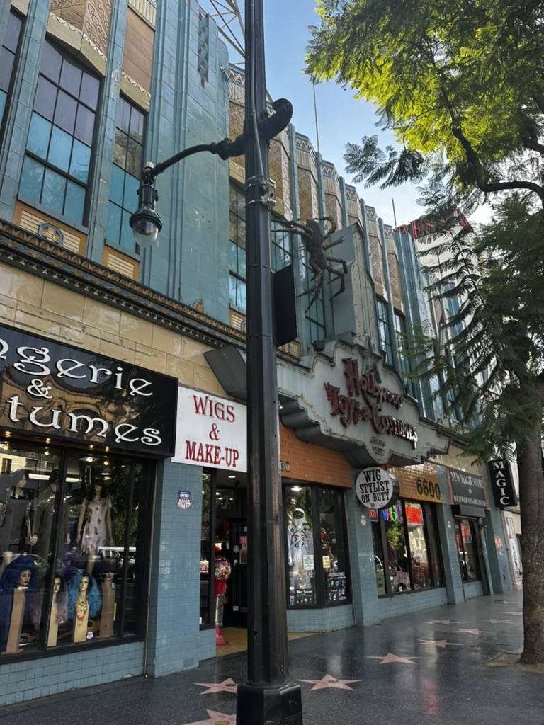 Hollywood Toys & Costumes on the Hollywood Walk of Fame Tour