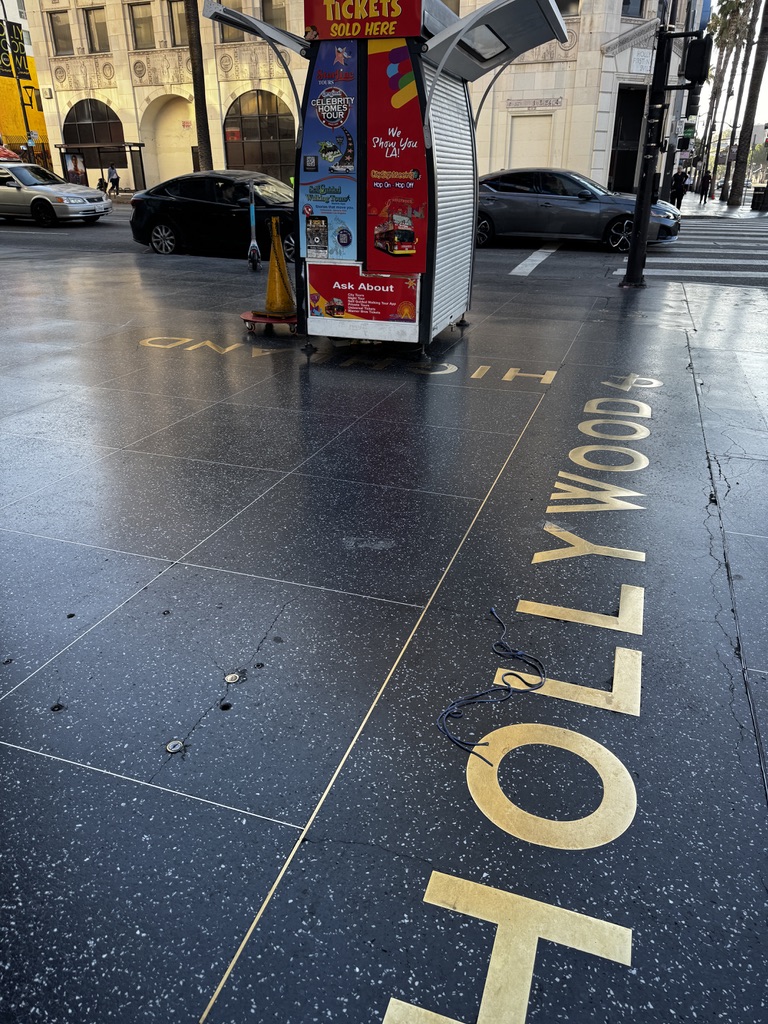 Hollywood Walk of Fame Tour - Hollywood and Highland sidewalk