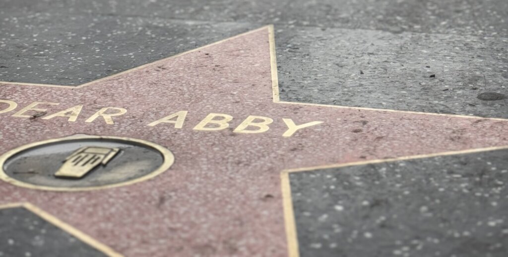 Dear Abby's Star on the Hollywood Walk of Fame