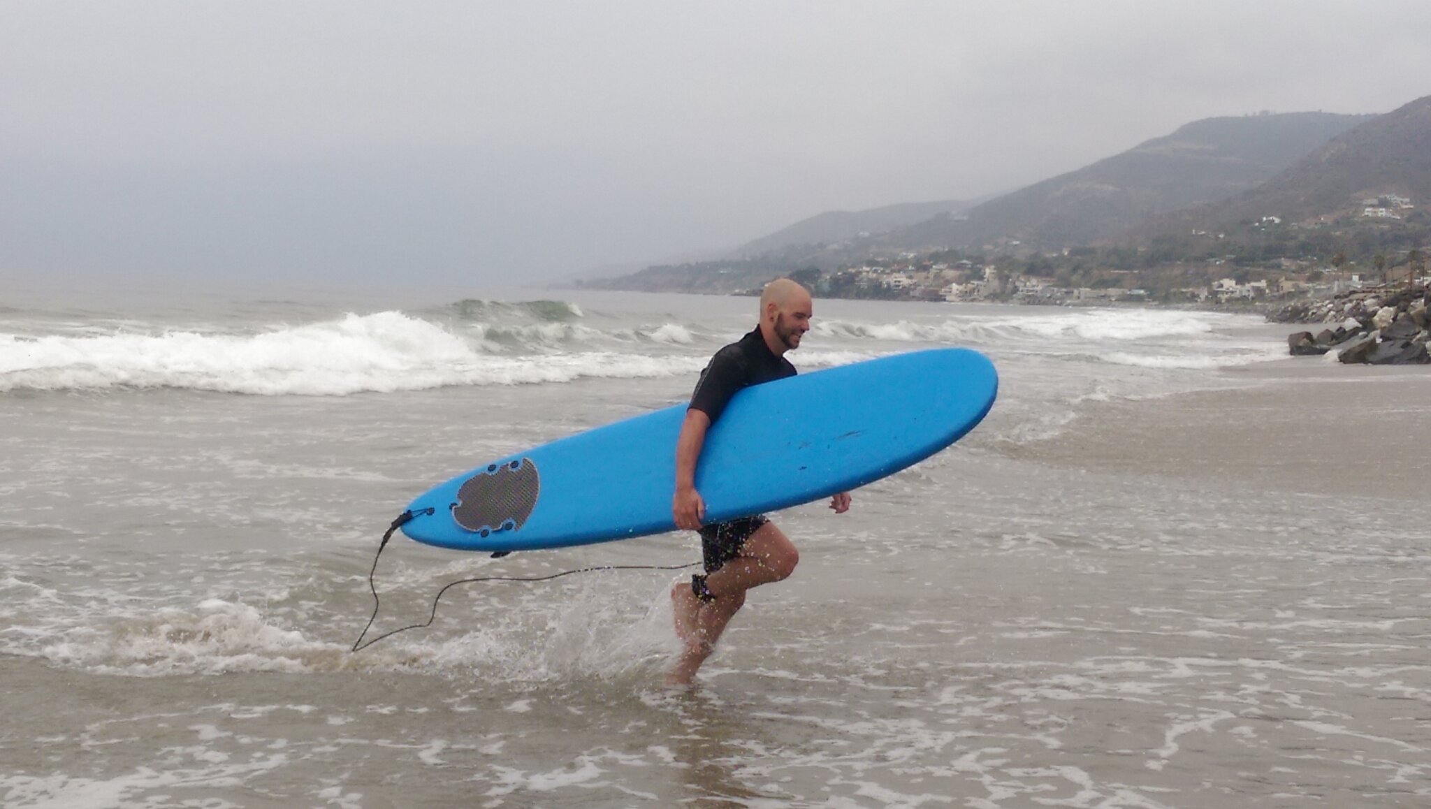 Surfing lessons with Bikes and Hikes LA