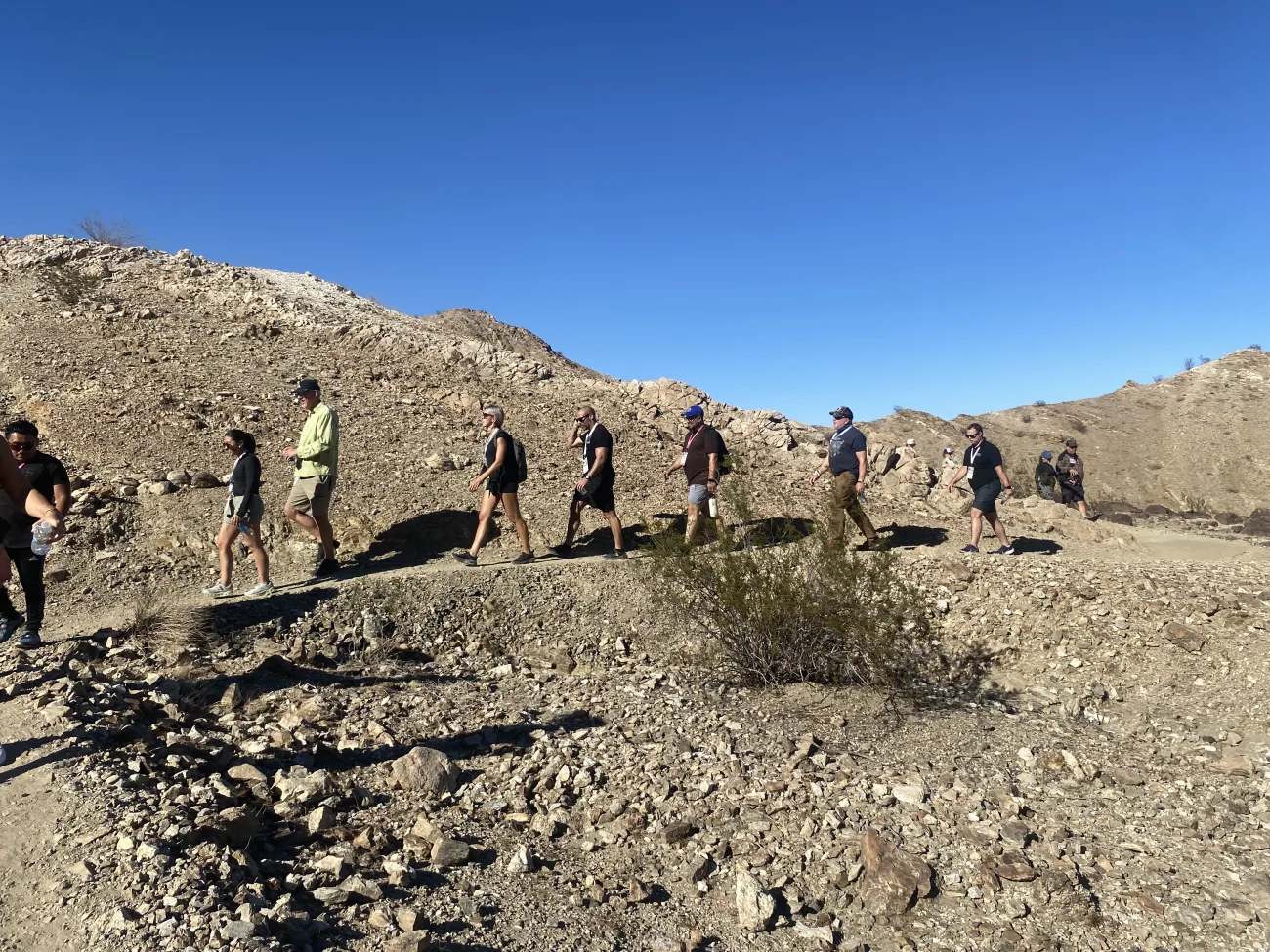 Hikers in the Palm Springs area