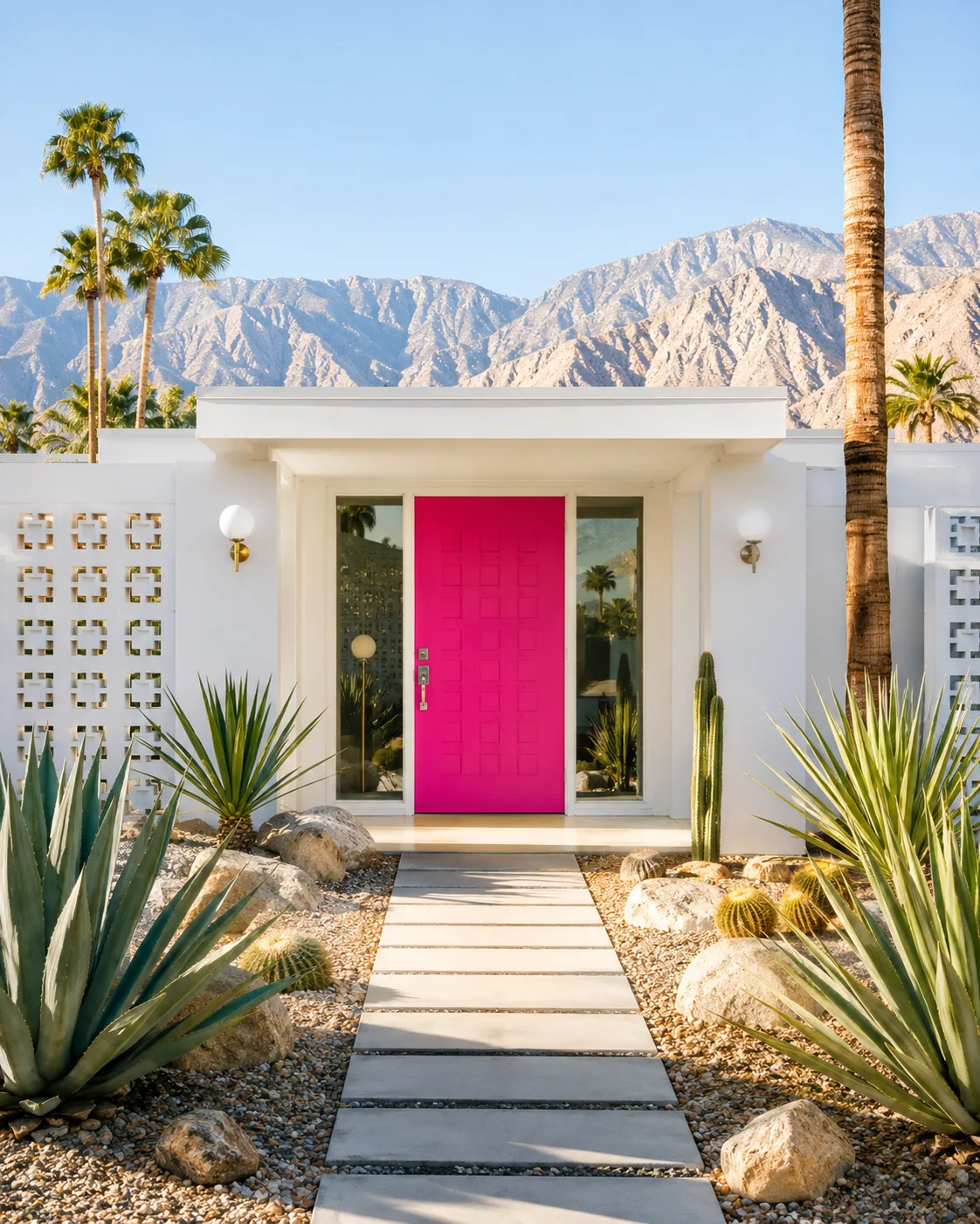 Palm Springs Door Tour Pink Door