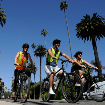 group bike tour LA