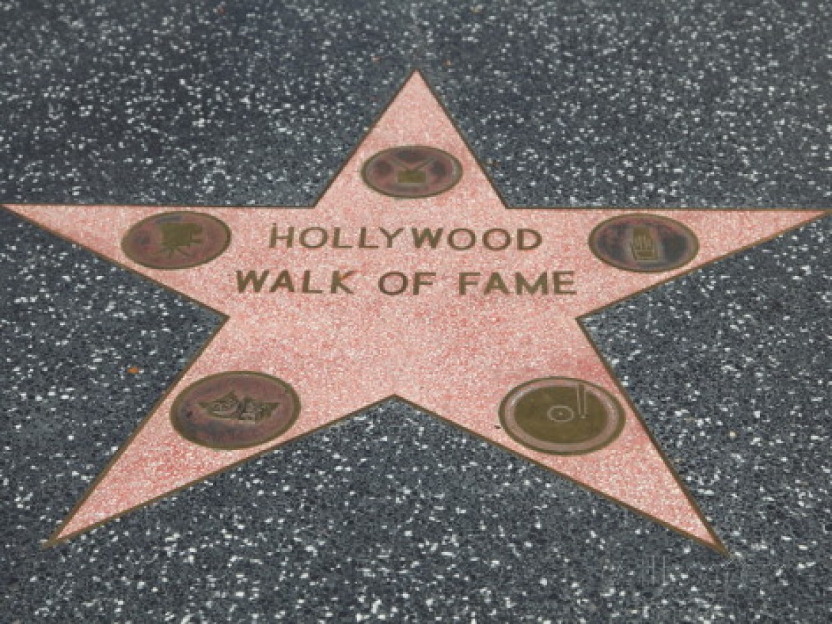 Hollywood walk of fame