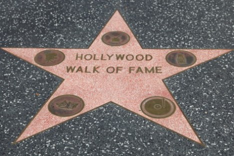 Hollywood walk of fame