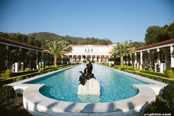 a person in a pool of water