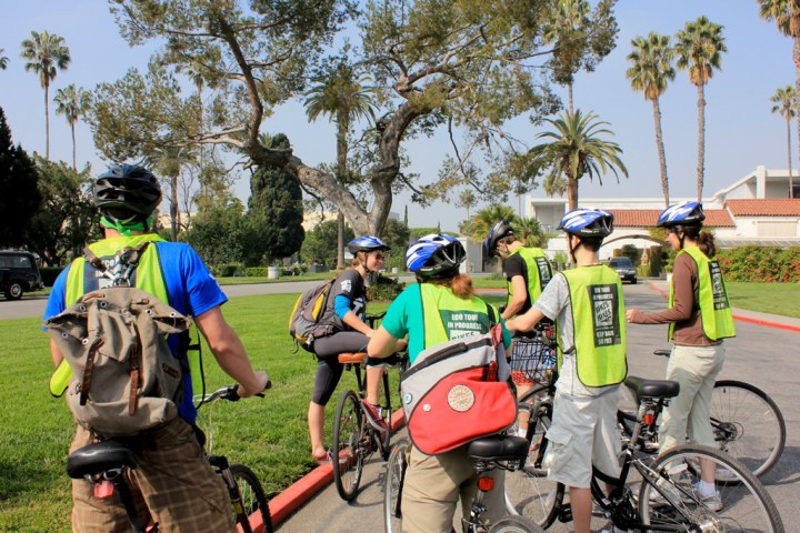 Hollywood Bike Adventure – For At A Glance Page Bike Tour Group in Hollywood Los Angeles