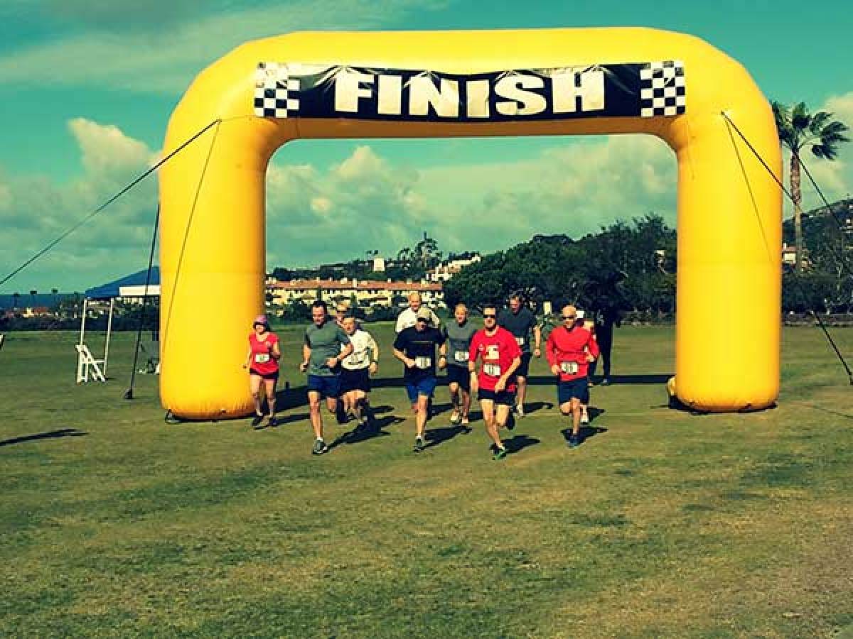 Fun Run Finish Line