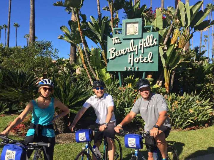 Beverly-Hills-Hotel-Movie-Star-Homes-Tournew LA Group Bike Tour at Beverly Hills Hotel