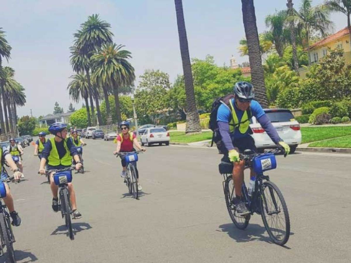 Group bike tour LA