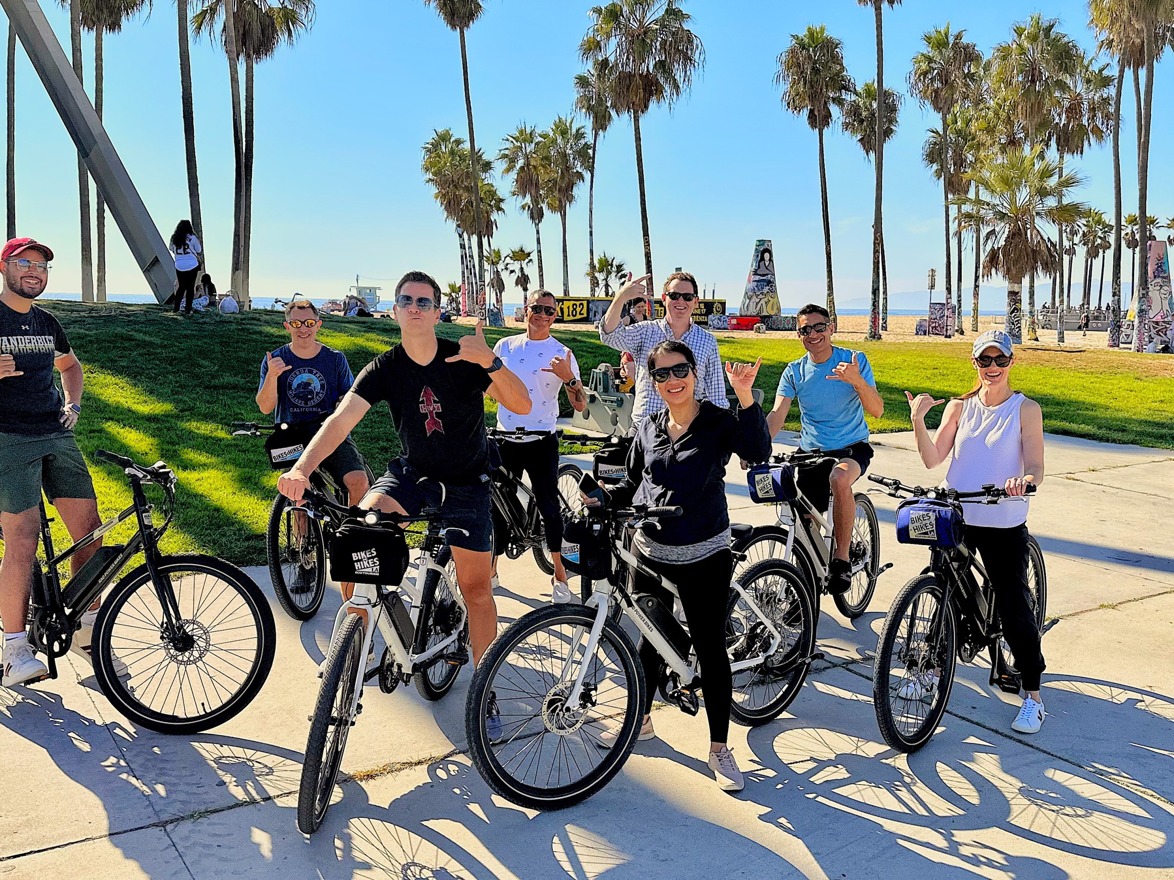 Bikes and Hikes LA in a Day Tour in a Day at Venice Beach