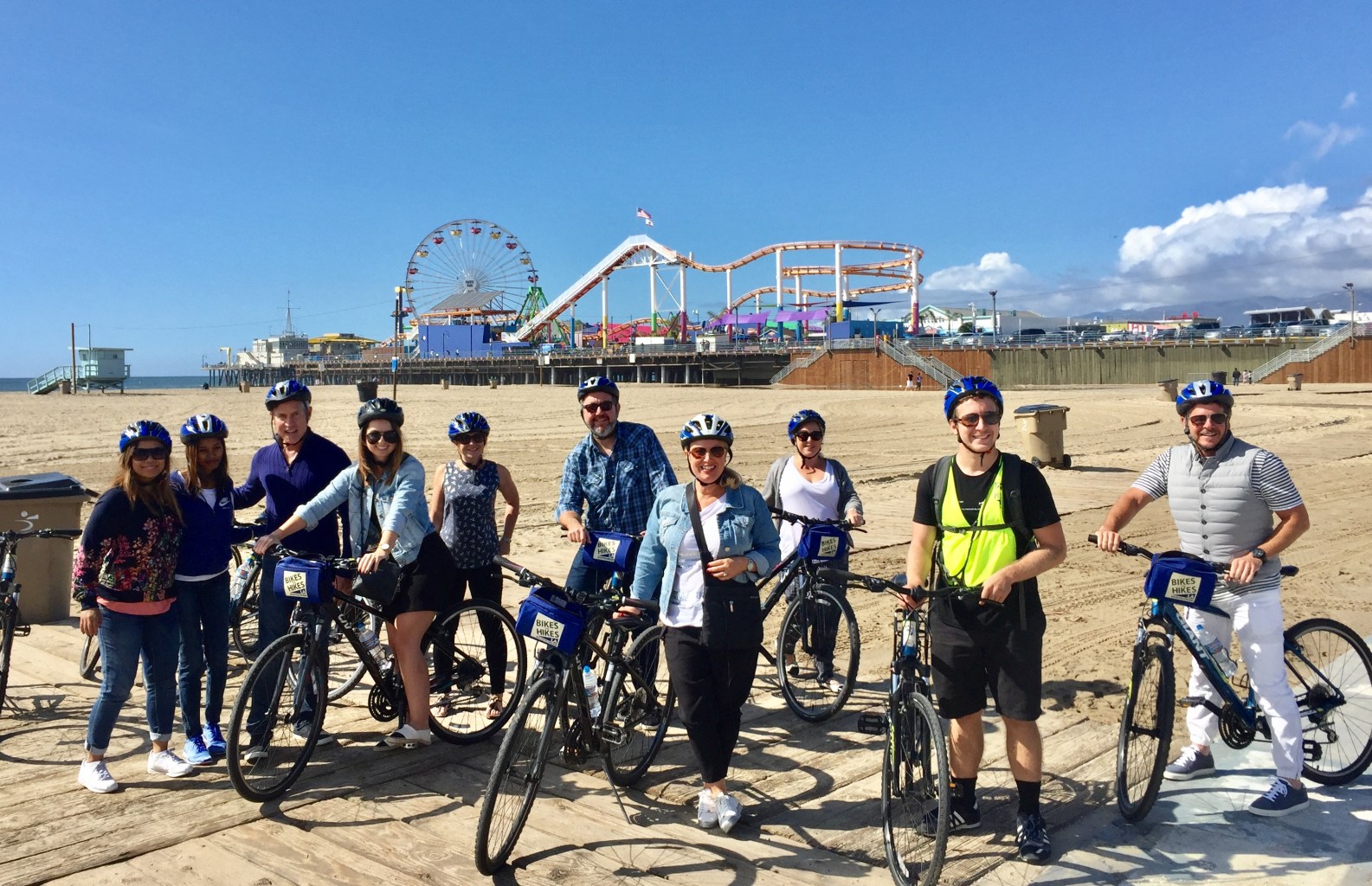 bike tour Santa Monica pier
