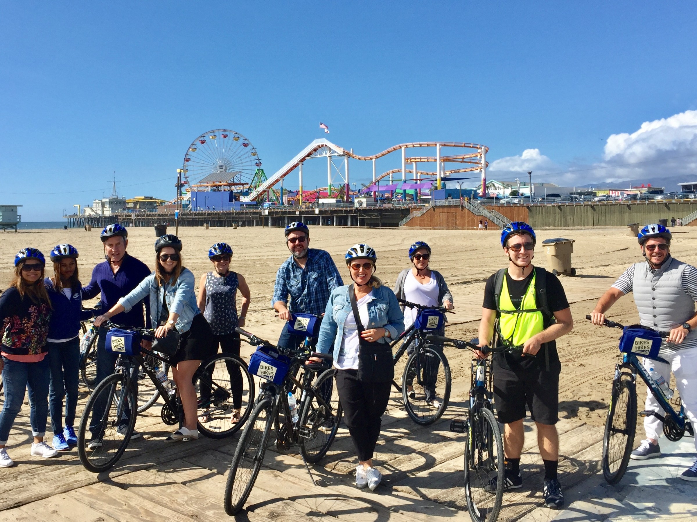 bike tour Santa Monica pier