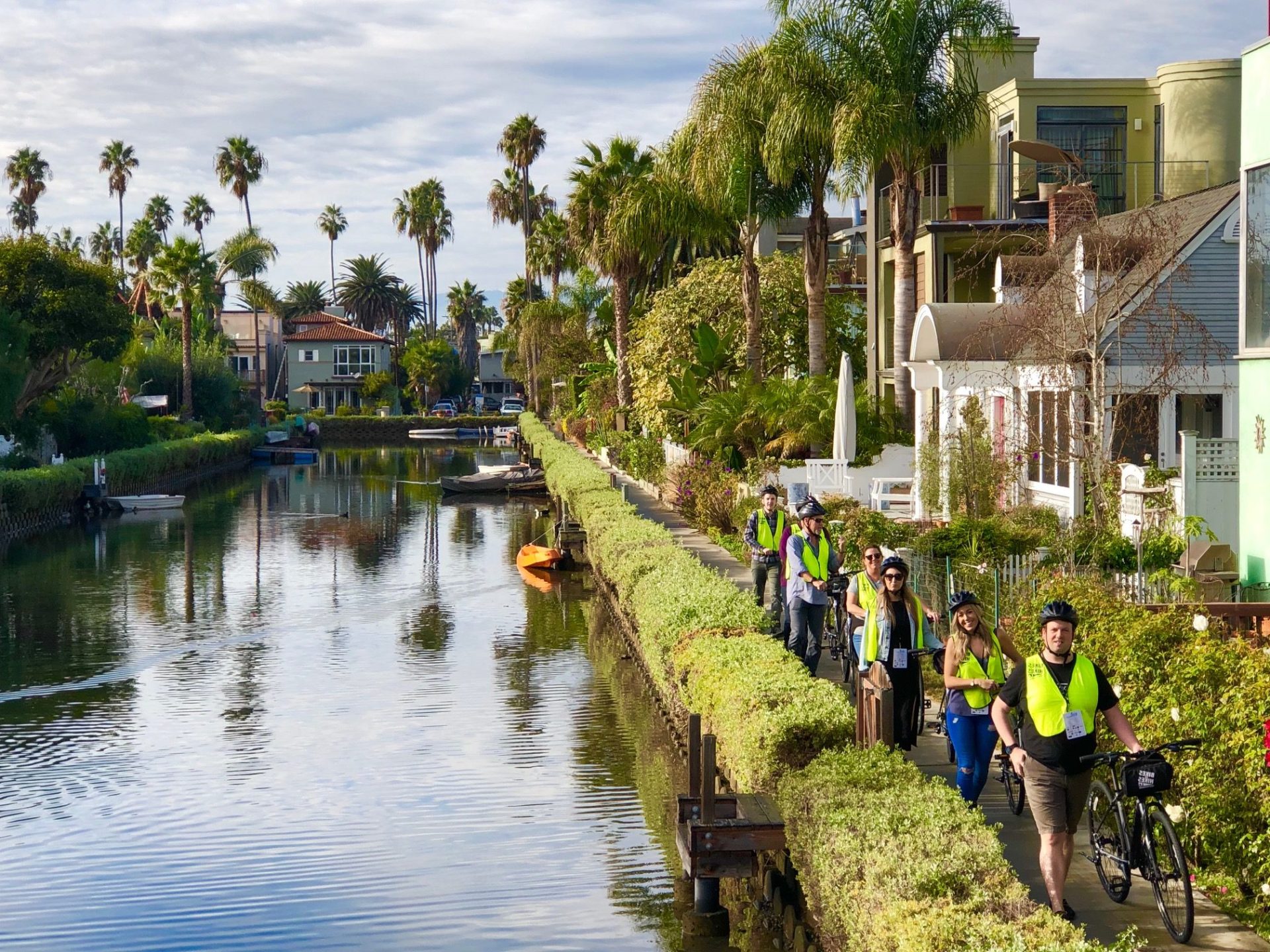 Exploring Venice Canals by bike