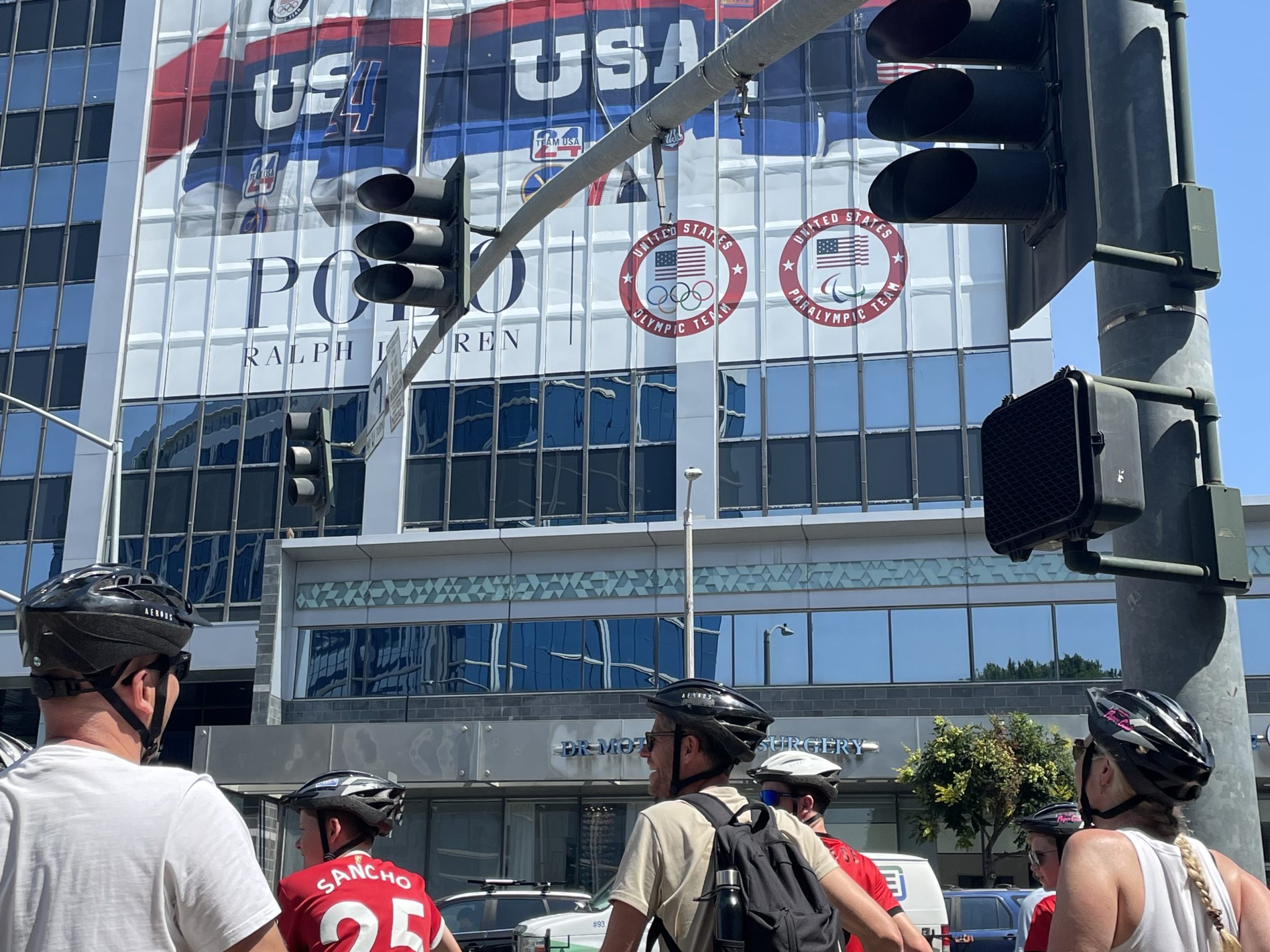 LA in a Day Tour guests along the tour route