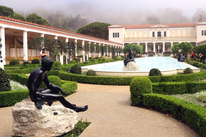 getty villa garden