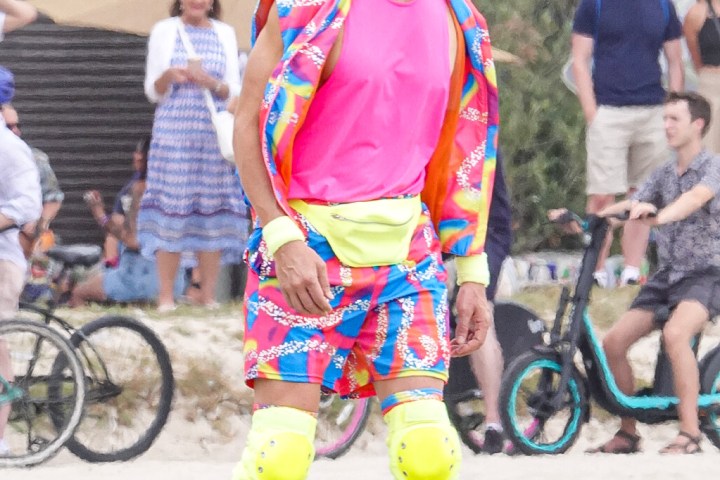 LA movie production set