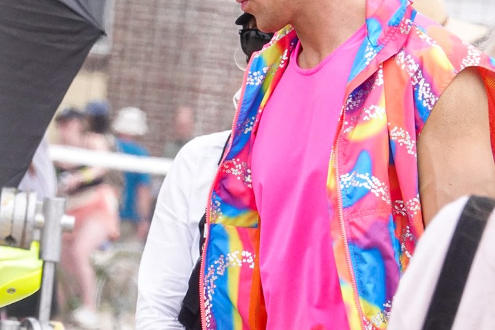 a person talking on a cell phone