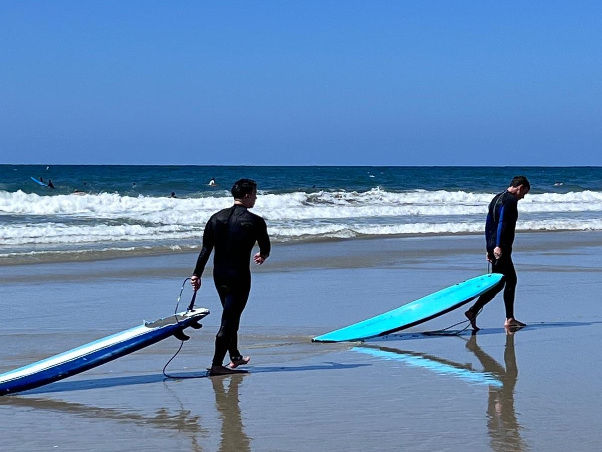 Surfing with Bikes and Hikes LA