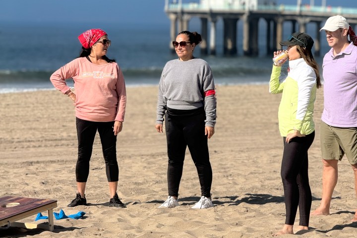 Strategizing at our team building games