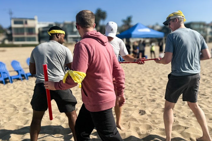 Team yellow team building games