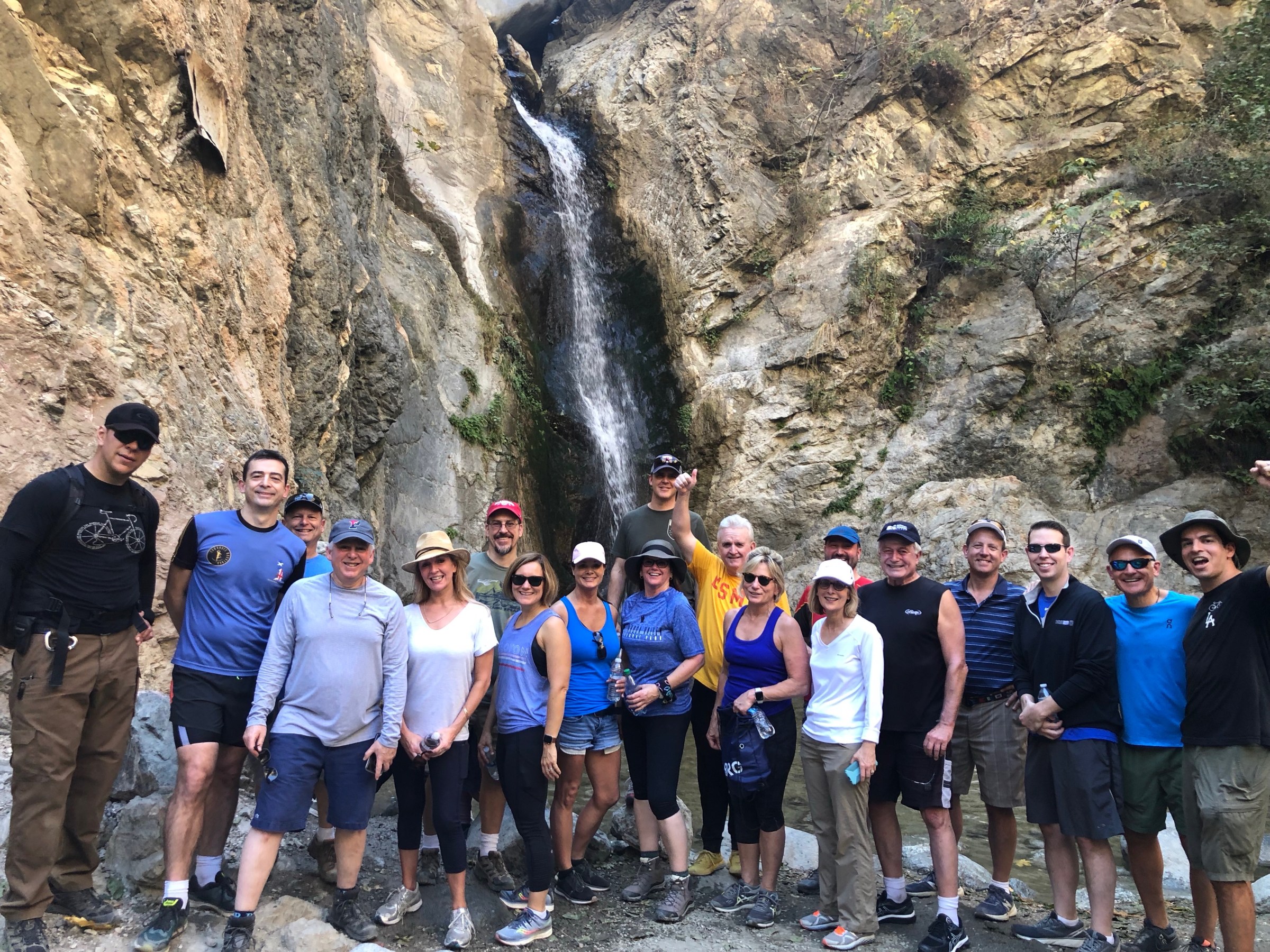 group tour eaton canyon waterfall