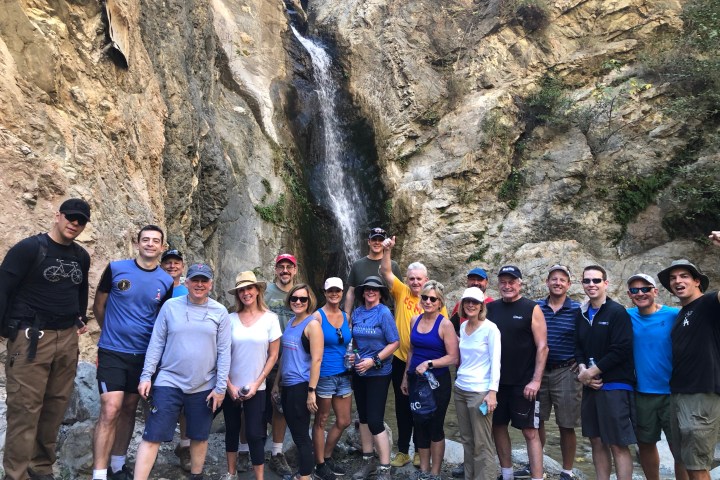group tour eaton canyon waterfall