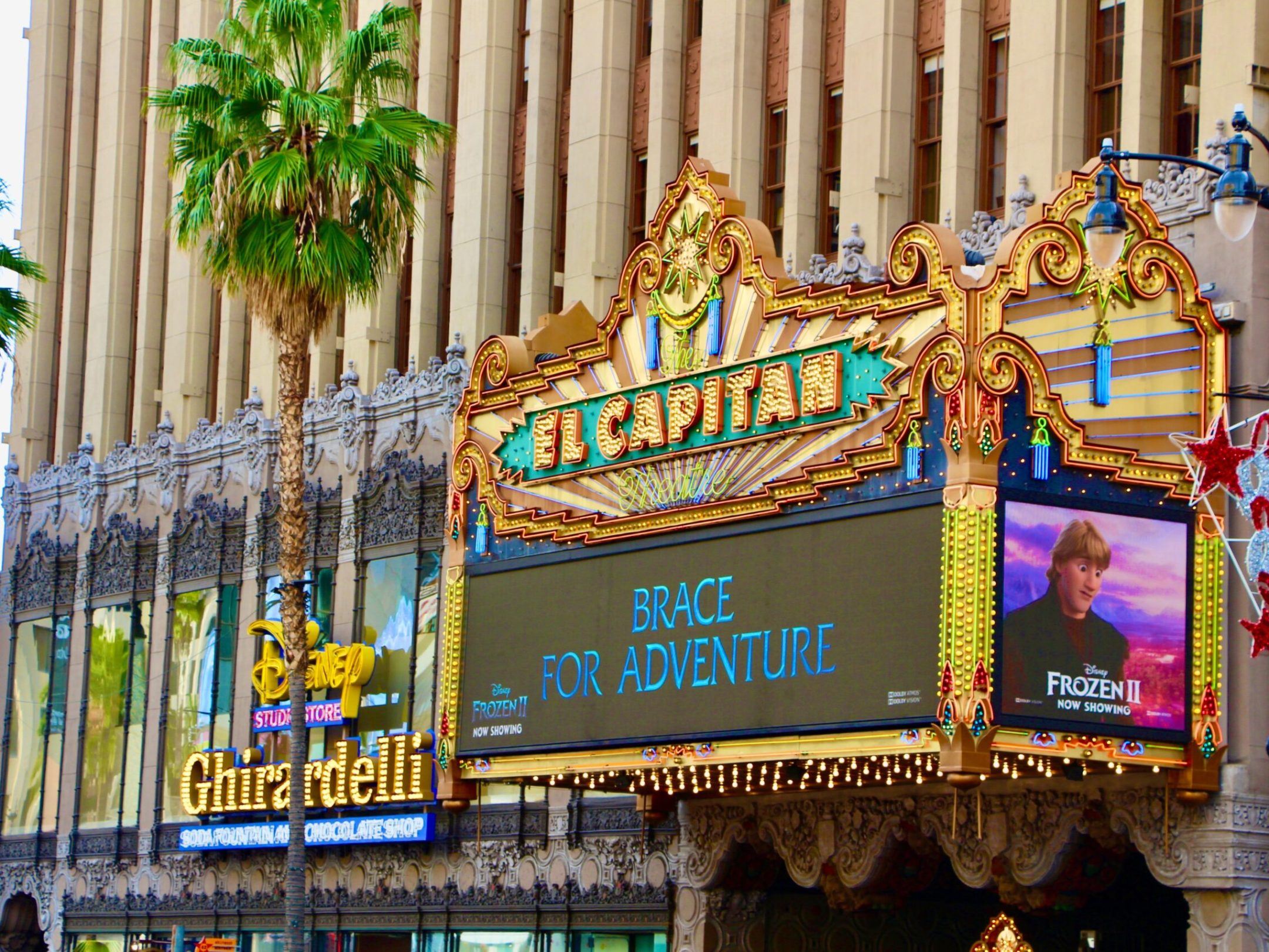 El Capitan on Hollywood Blvd