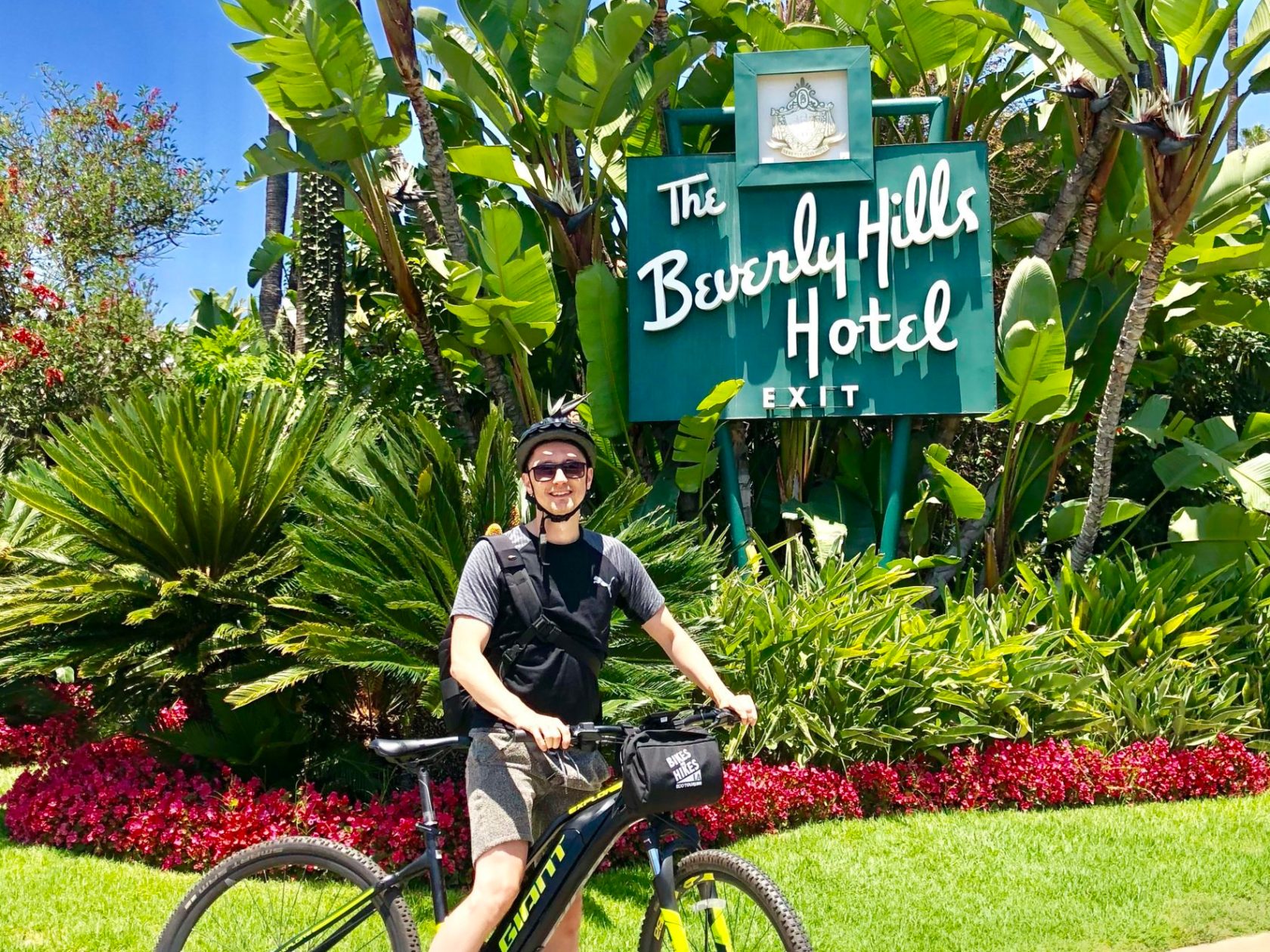 bike beverly hills on a tour of LA