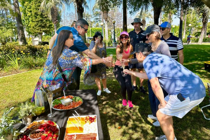 toast after a tour of beverly hills