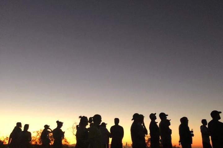 early morning runyon canyon hike