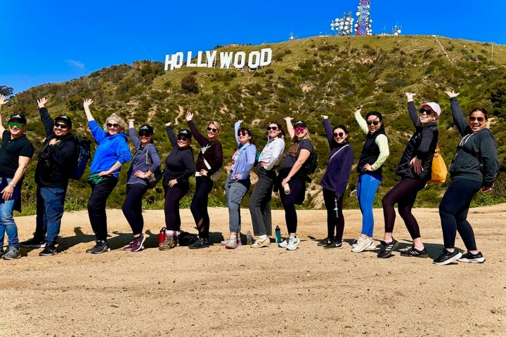 a group of people posing for the camera