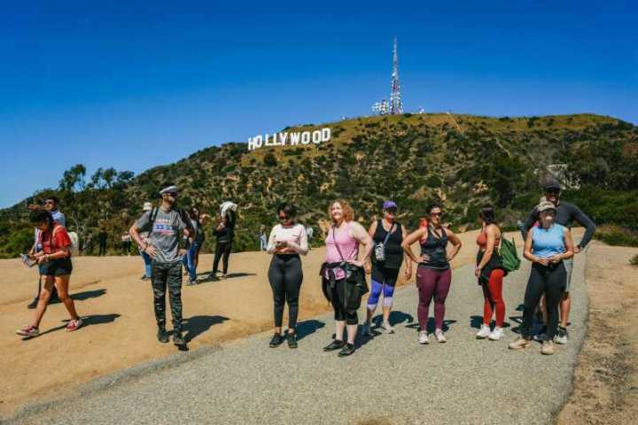 a group of people posing for the camera