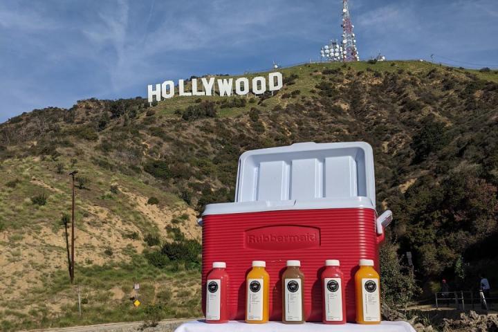 hollywood sign hike fresh pressed juice la