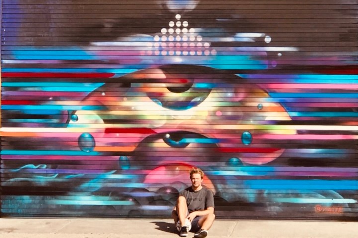 LA graffiti wall downtown